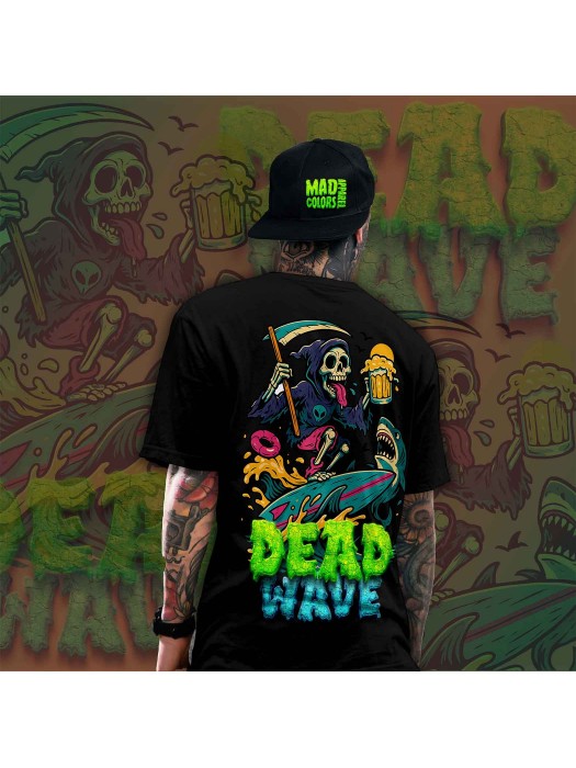 Dead Wave – Дизайнерска унисекс тениска в готик/пънк стил